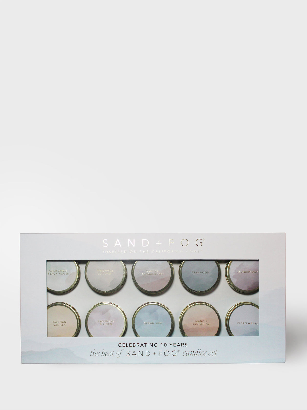 Premium Ten Year Anniversary Candle Set