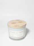 Premium Sand + Paws Ocean Mist 12 oz scented candle