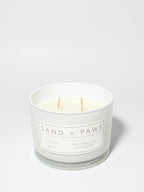 Premium Sand + Paws Ocean Mist 12 oz scented candle
