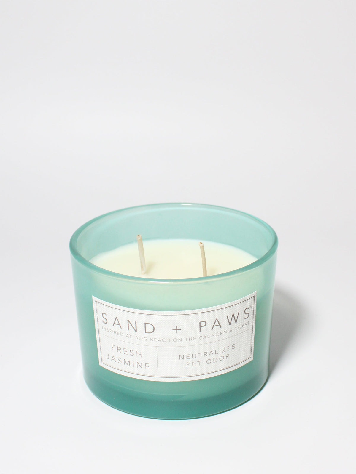 Premium Sand + Paws Fresh Jasmine 12 oz scented candle