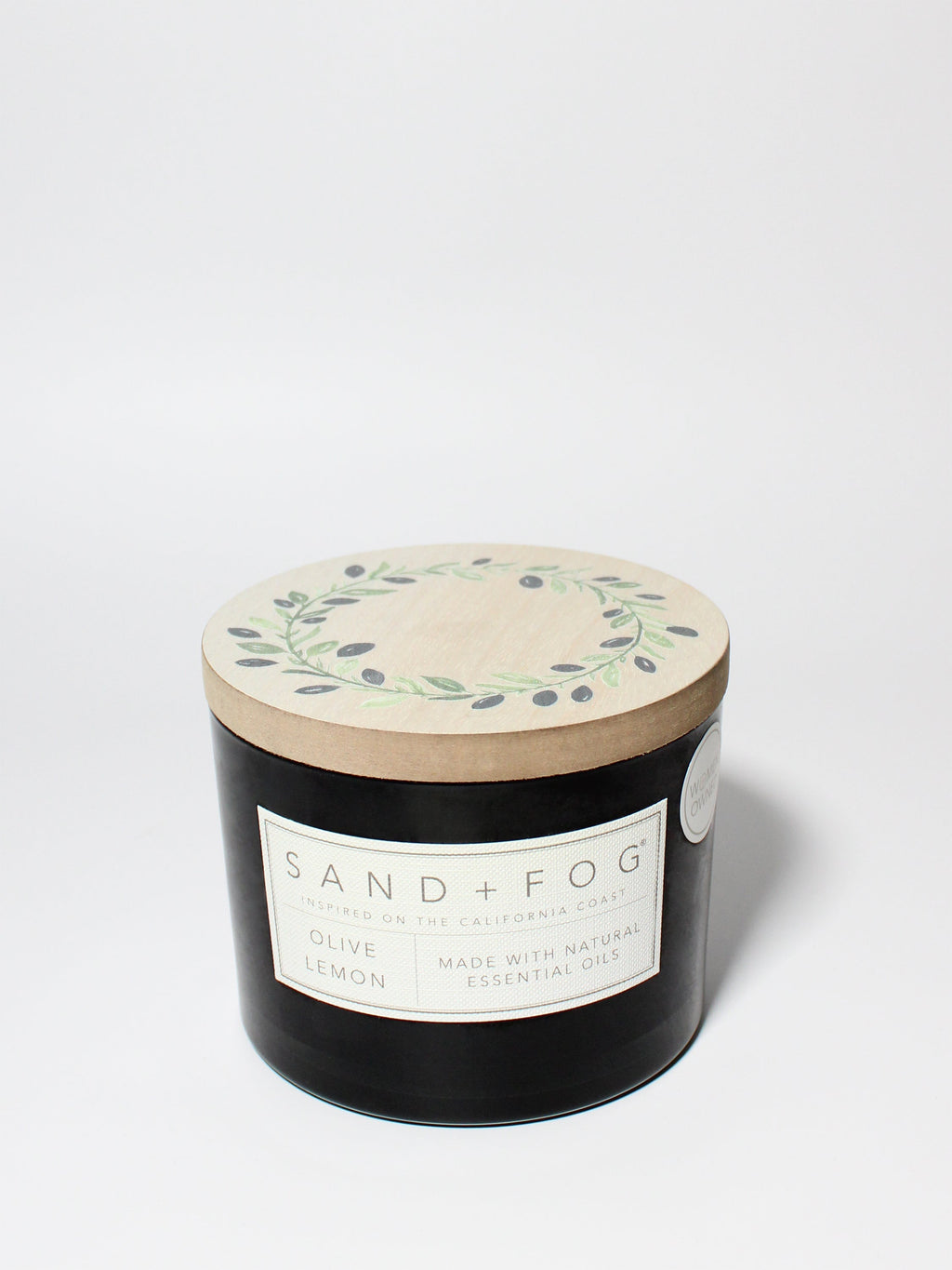 Premium Olive Lemon 12 oz scented candle