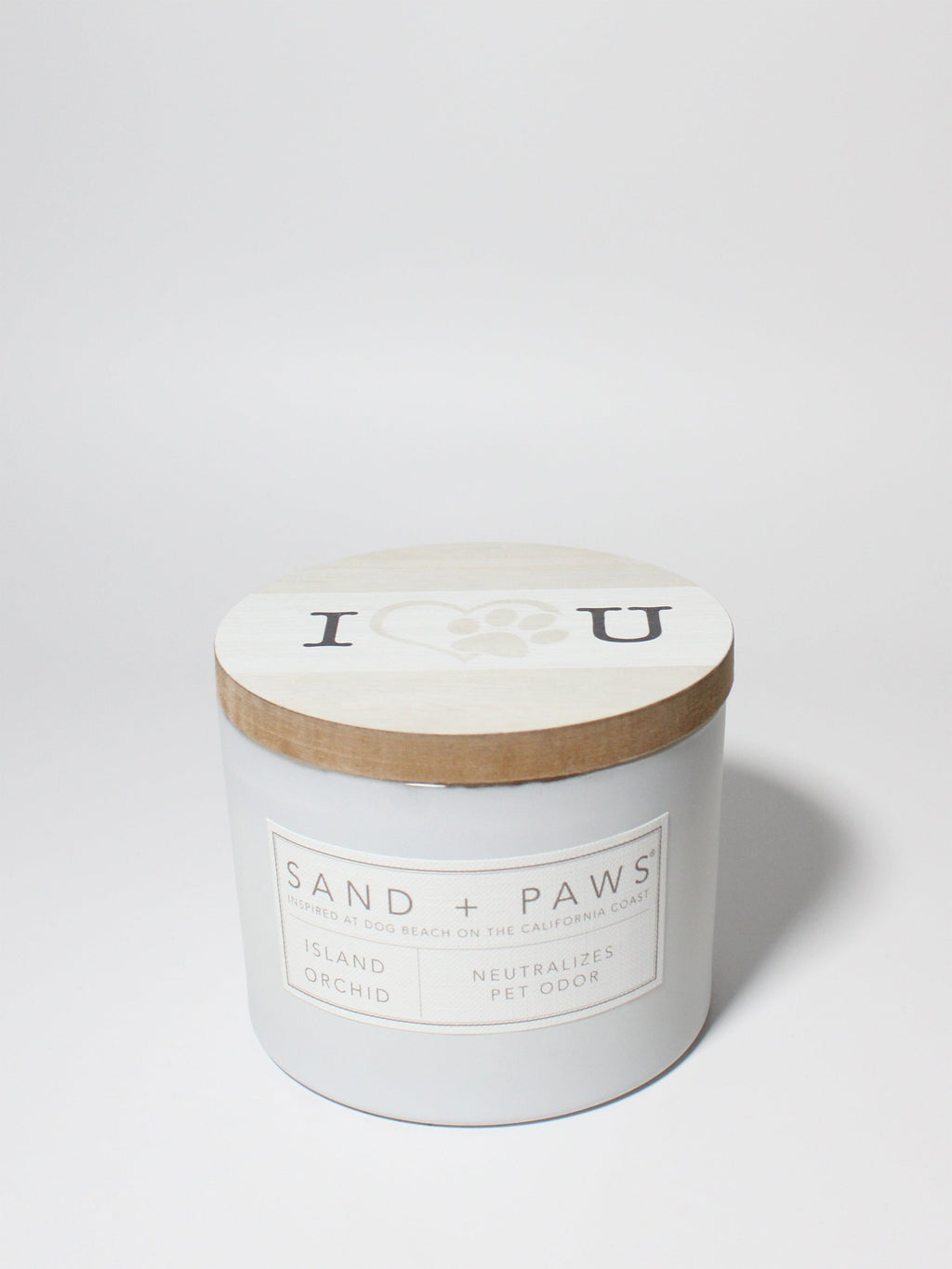 Premium Sand + Paws Island Orchid 12 oz scented candle