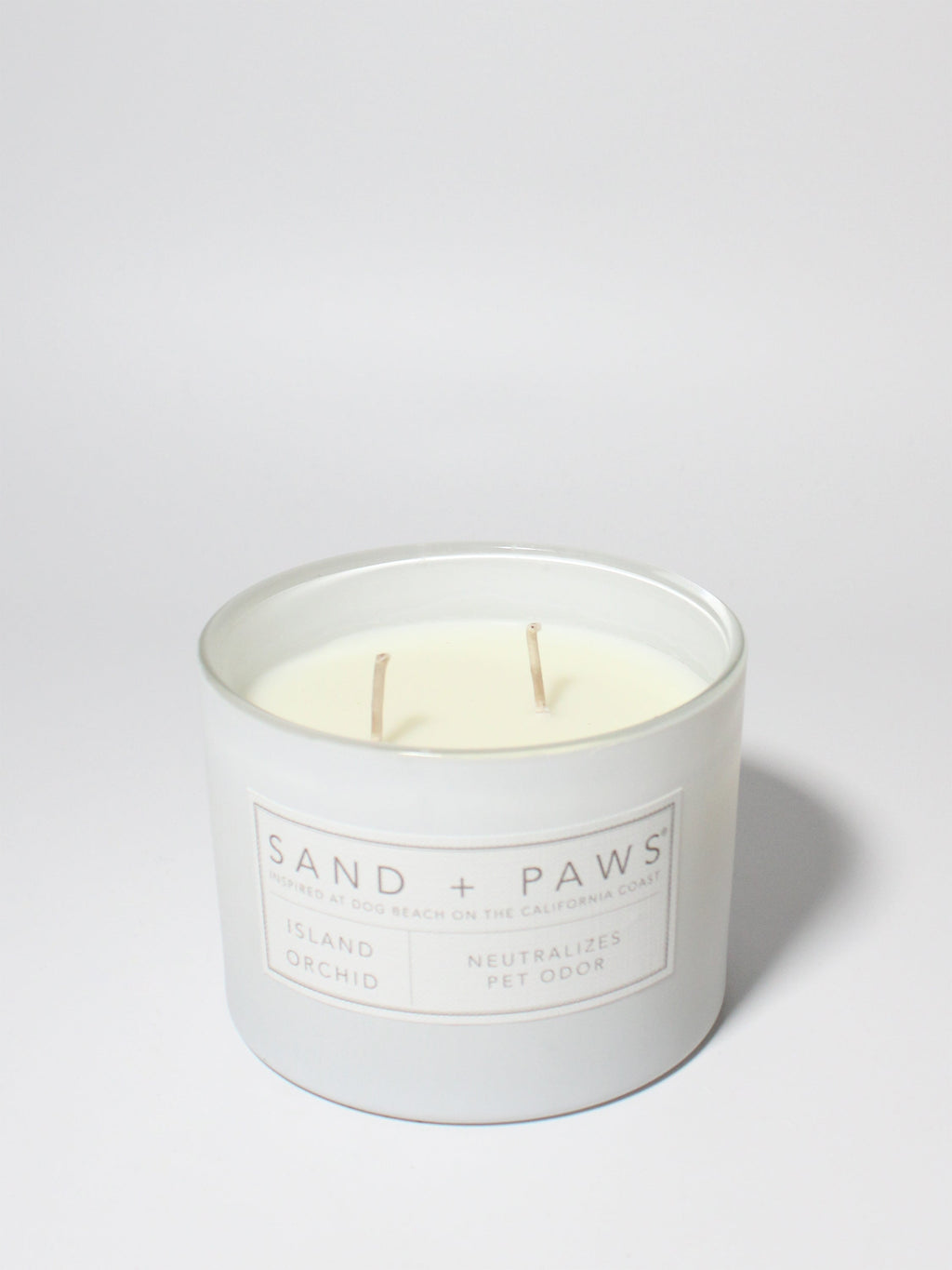 Premium Sand + Paws Island Orchid 12 oz scented candle