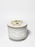 Premium Sand + Paws Mango Tangerine 12 oz scented candle