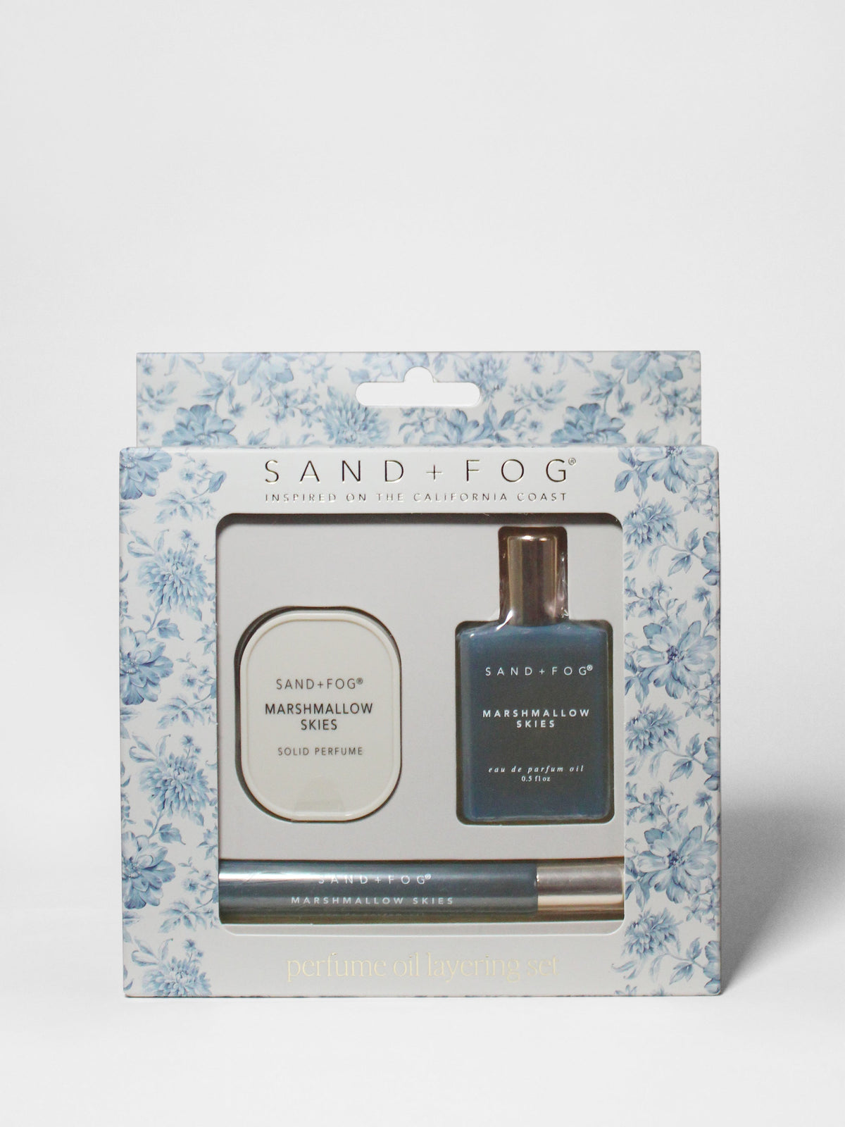 Premium Perfume Oil Rollerballs and Solid Perfume Set - Marshmallow Skies