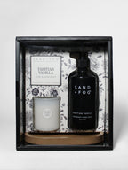 Premium Tahitian Vanilla Hand Soap & Candle Set