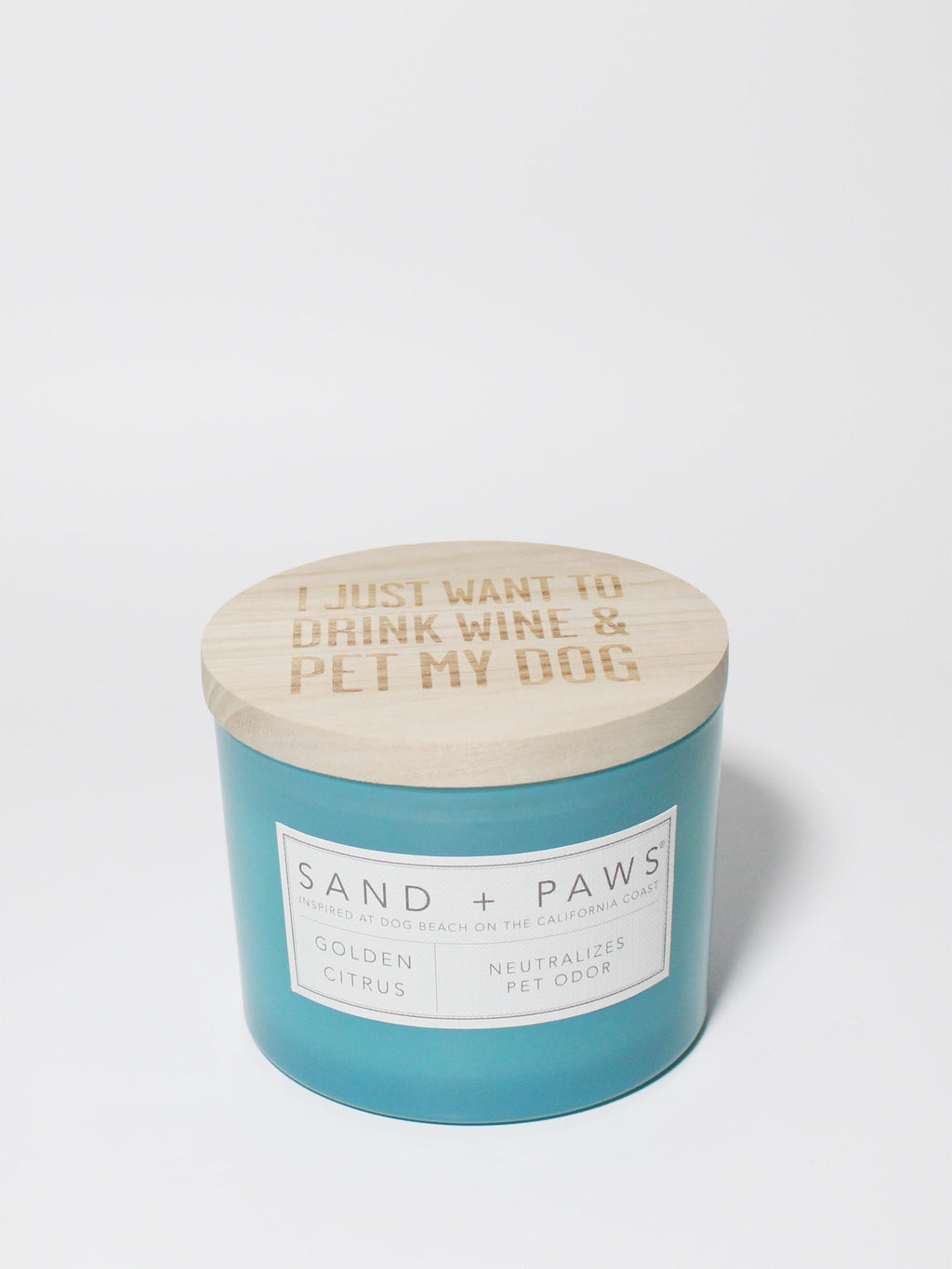 Premium Sand + Paws Golden Citrus 12 oz scented candle