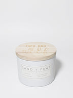 Premium Sand + Paws Lemon & Red Currant 12 oz scented candle