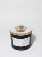 Premium Sand + Paws Teakwood 12 oz scented candle