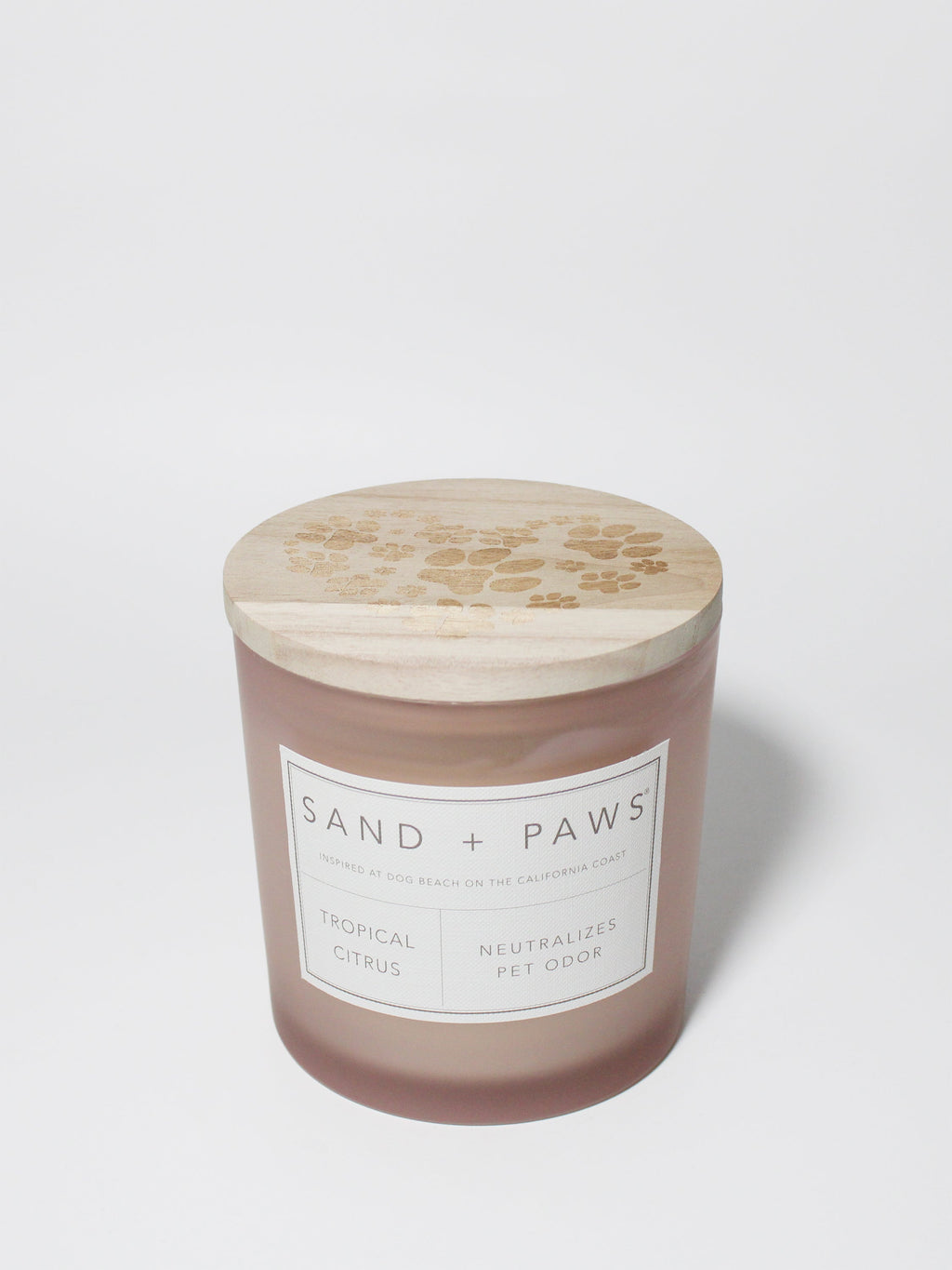 Premium Sand + Paws Tropical Citrus 21 oz scented candle