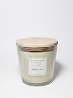 Premium Amber & Fig Natural Home 31 oz scented candle
