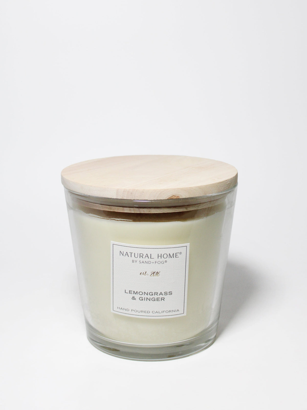 Premium Lemongrass & Ginger Natural Home 31 oz scented candle