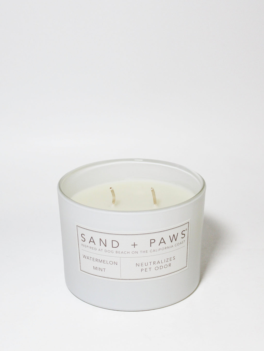 Premium Sand + Paws Watermelon Mint 12 oz scented candle