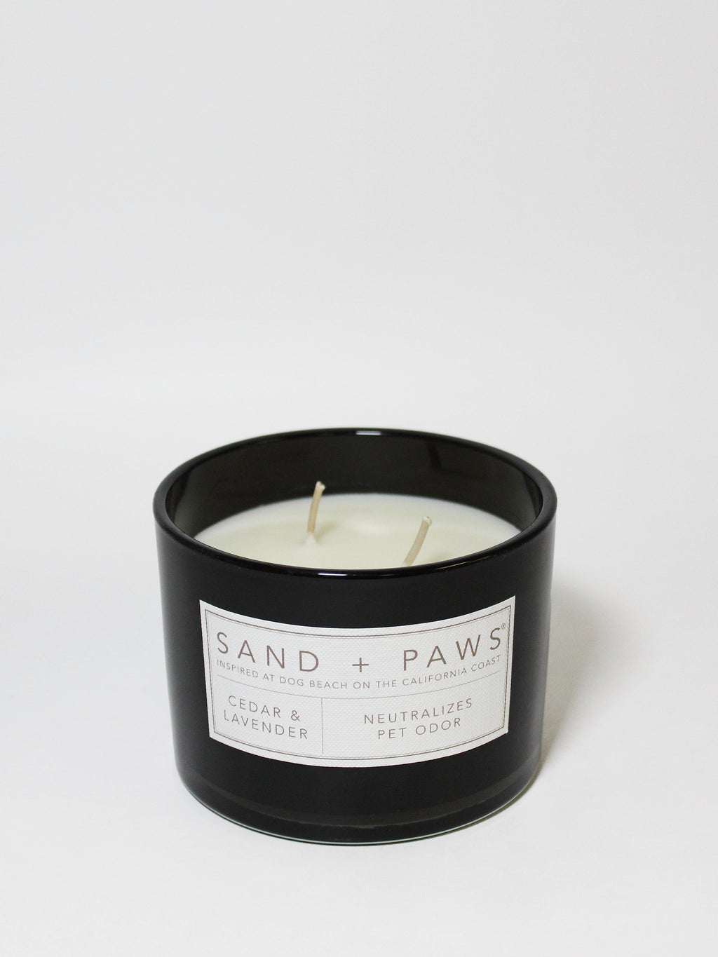Premium Sand + Paws Cedar & Lavender 12 oz scented candle