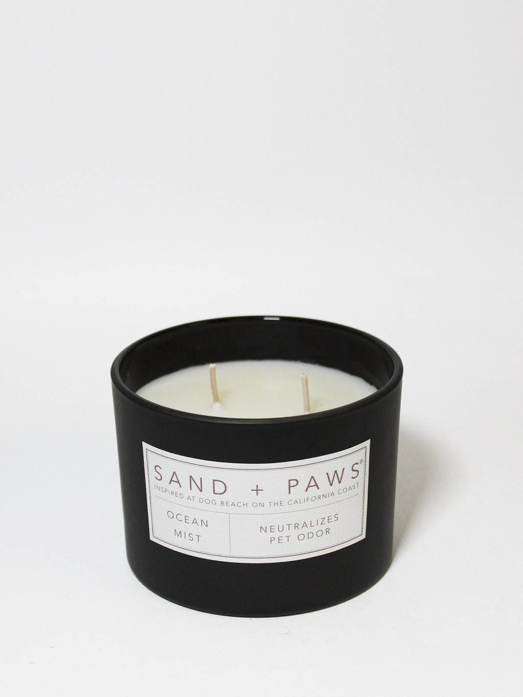 Premium Sand + Paws Ocean Mist 12 oz scented candle