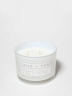 Premium Sand + Paws Coconut & Palm 12 oz scented candle