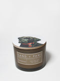 Premium Sand + Paws Teakwood 12 oz scented candle