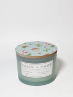 Premium Sand + Paws Eucalyptus Mint 12 oz scented candle