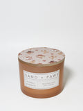 Premium Sand + Paws Floral Bamboo 12 oz scented candle