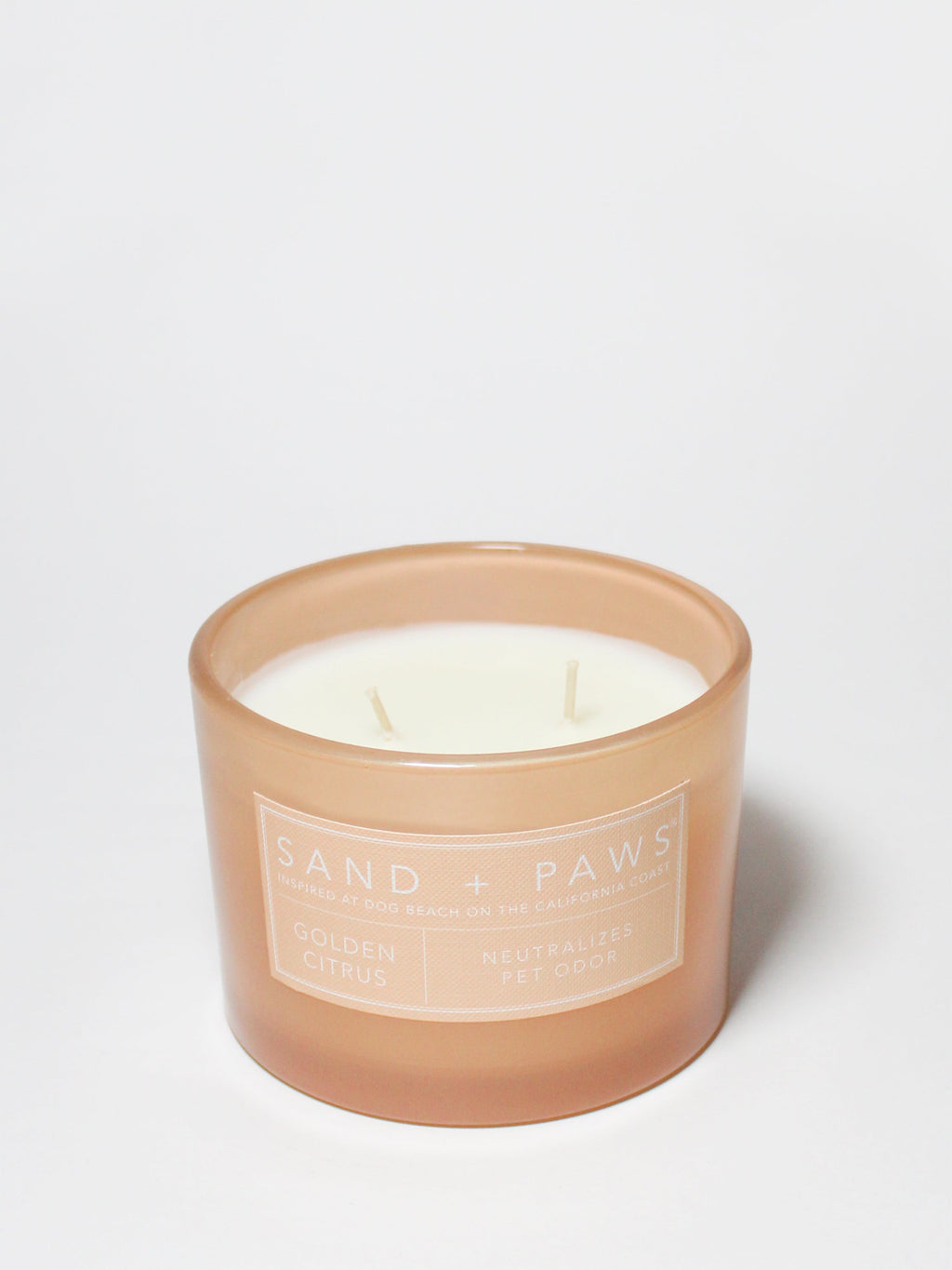Premium Sand + Paws Golden Citrus 12 oz scented candle