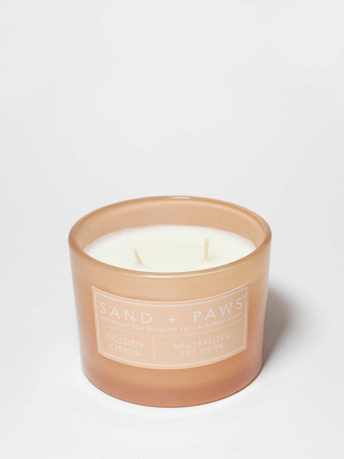Premium Sand + Paws Golden Citrus 12 oz scented candle