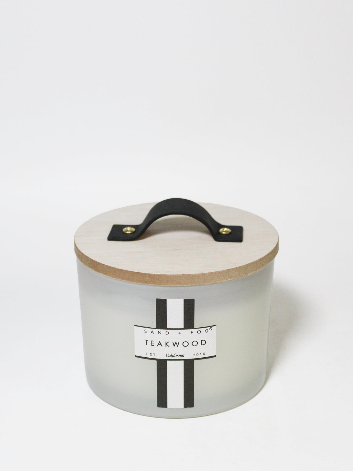 Premium Teakwood 12 oz scented candle