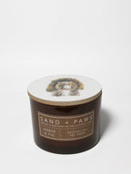Premium Sand + Paws Amber & Fig 12 oz scented candle