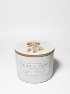 Premium Sand + Paws Coconut Beach 12 oz scented candle