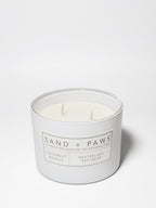 Premium Sand + Paws Coconut Beach 12 oz scented candle
