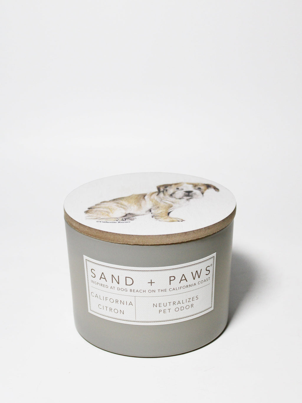 Premium Sand + Paws California Citron 12 oz scented candle
