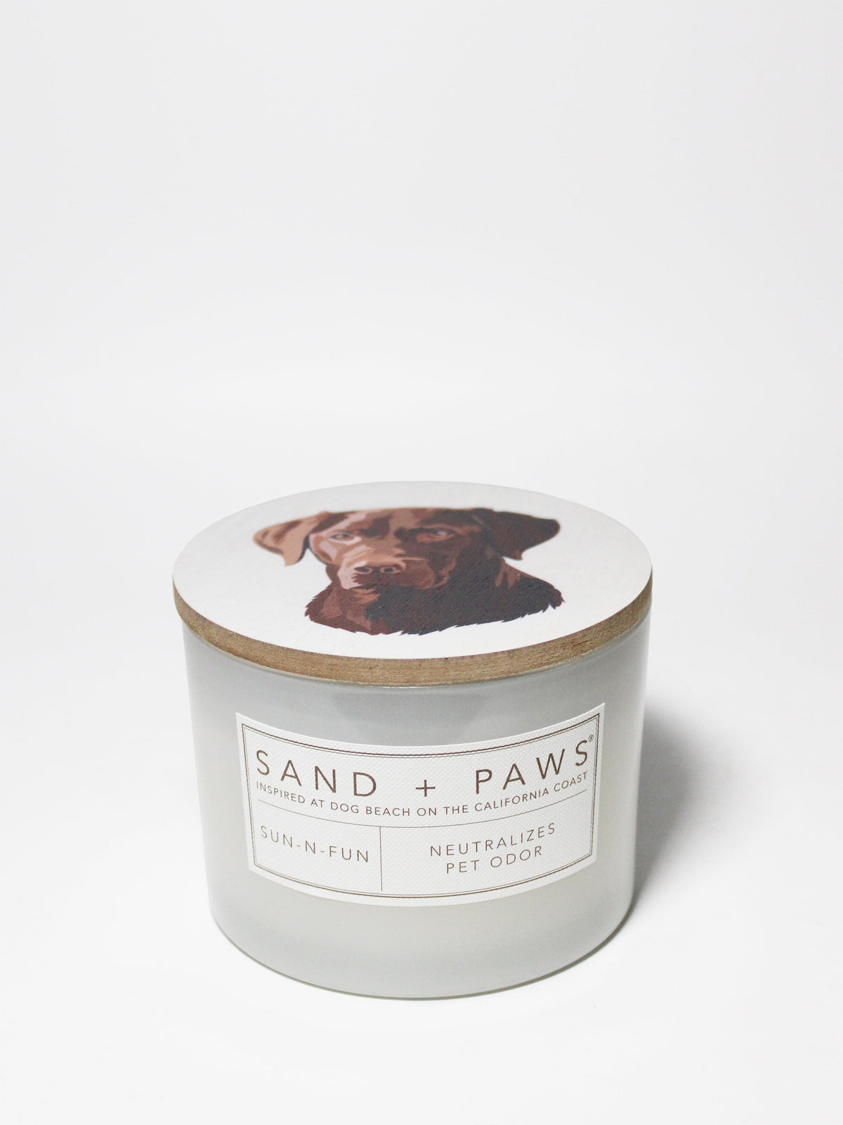 Premium Sand + Paws Sun-n-Fun 12 oz scented candle