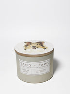 Premium Sand + Paws Desert Rain 12 oz scented candle