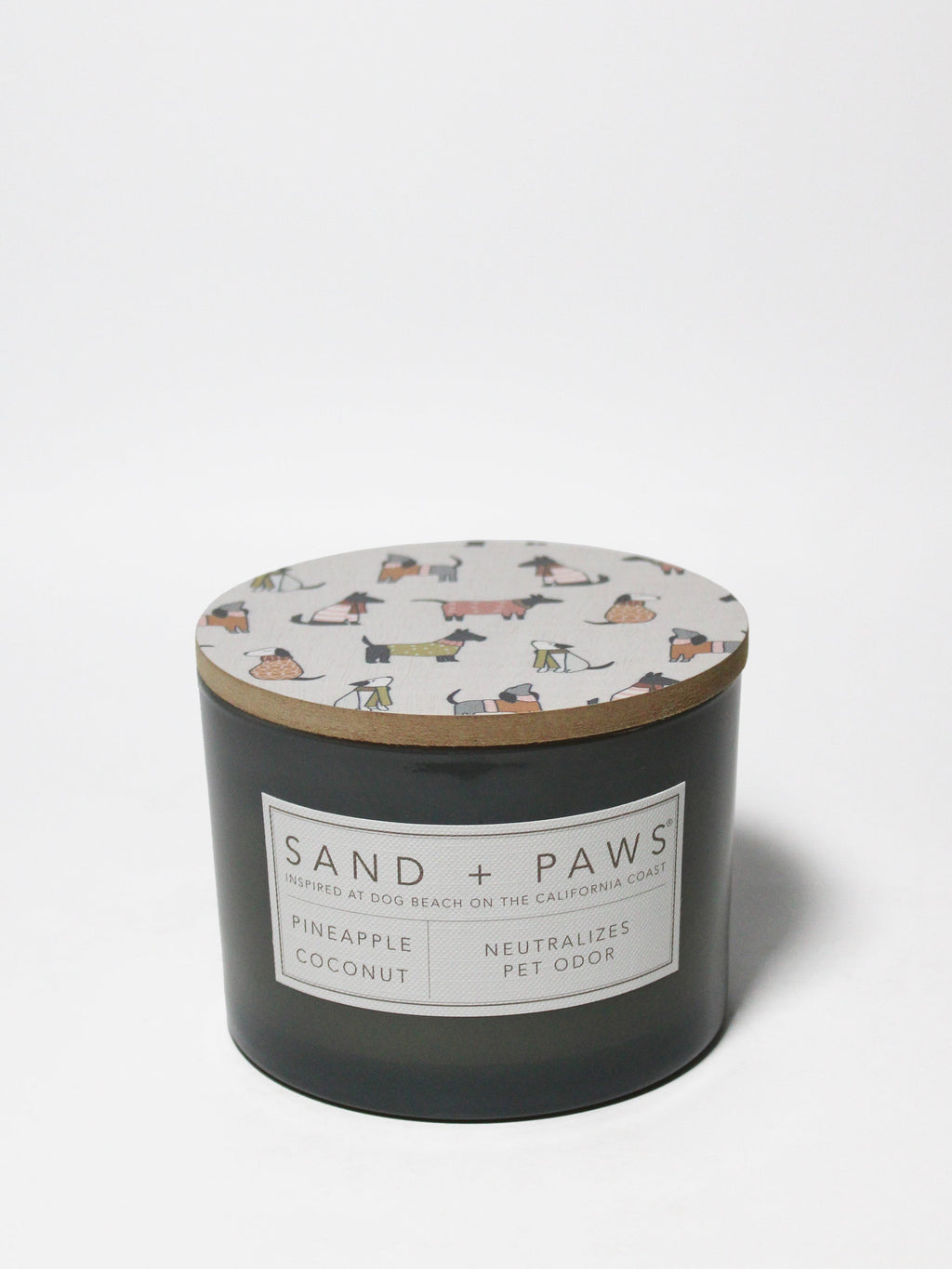 Premium Sand + Paws Pineapple Coconut 12 oz scented candle