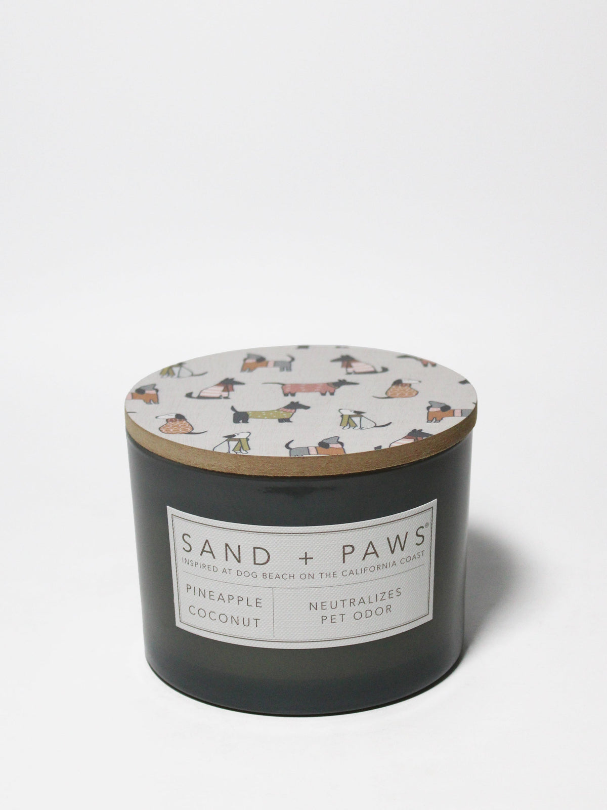 Premium Sand + Paws Pineapple Coconut 12 oz scented candle