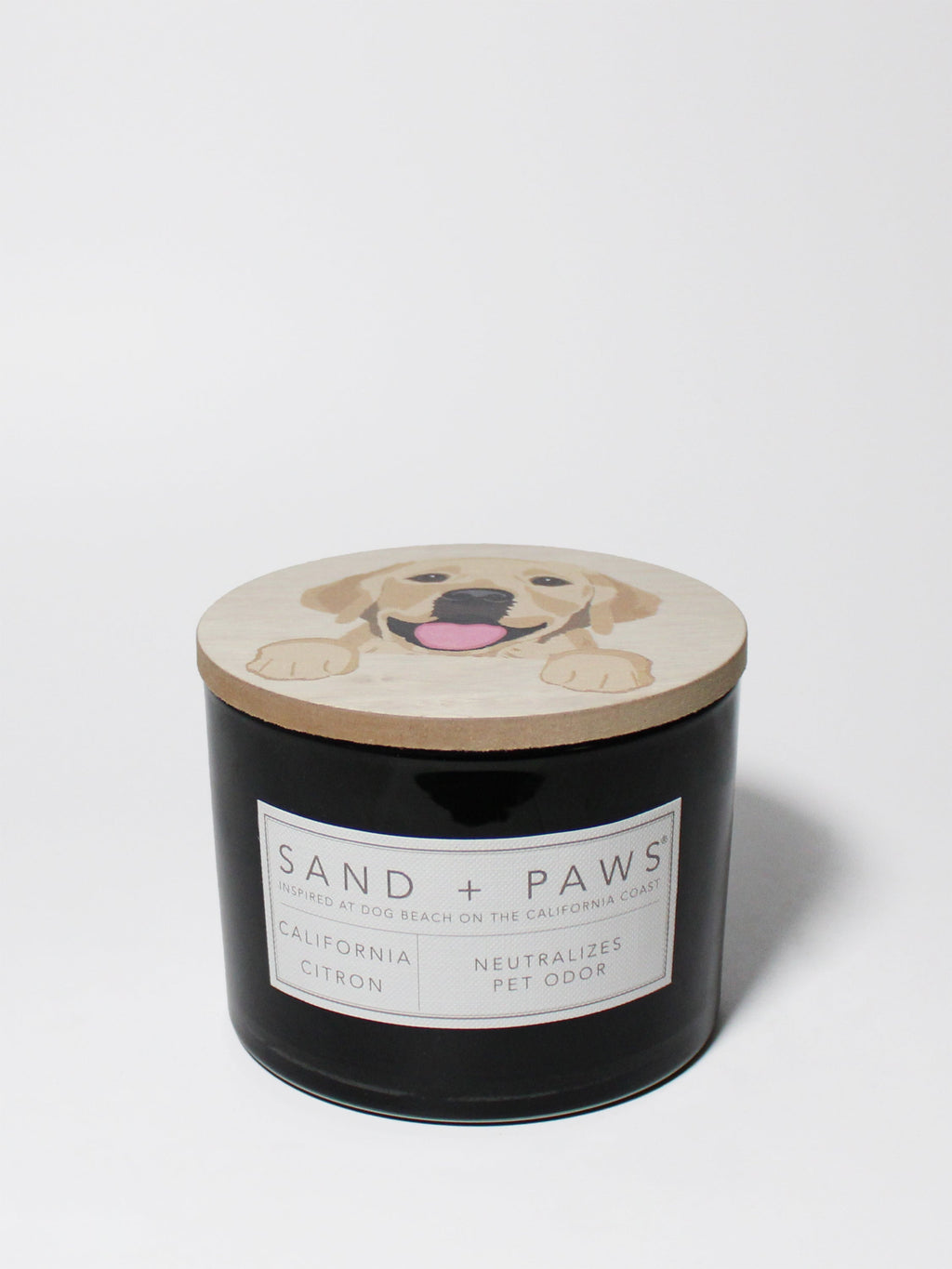 Premium Sand + Paws California Citron 12 oz scented candle