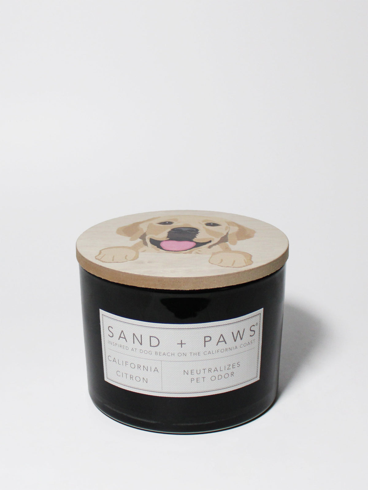 Premium Sand + Paws California Citron 12 oz scented candle