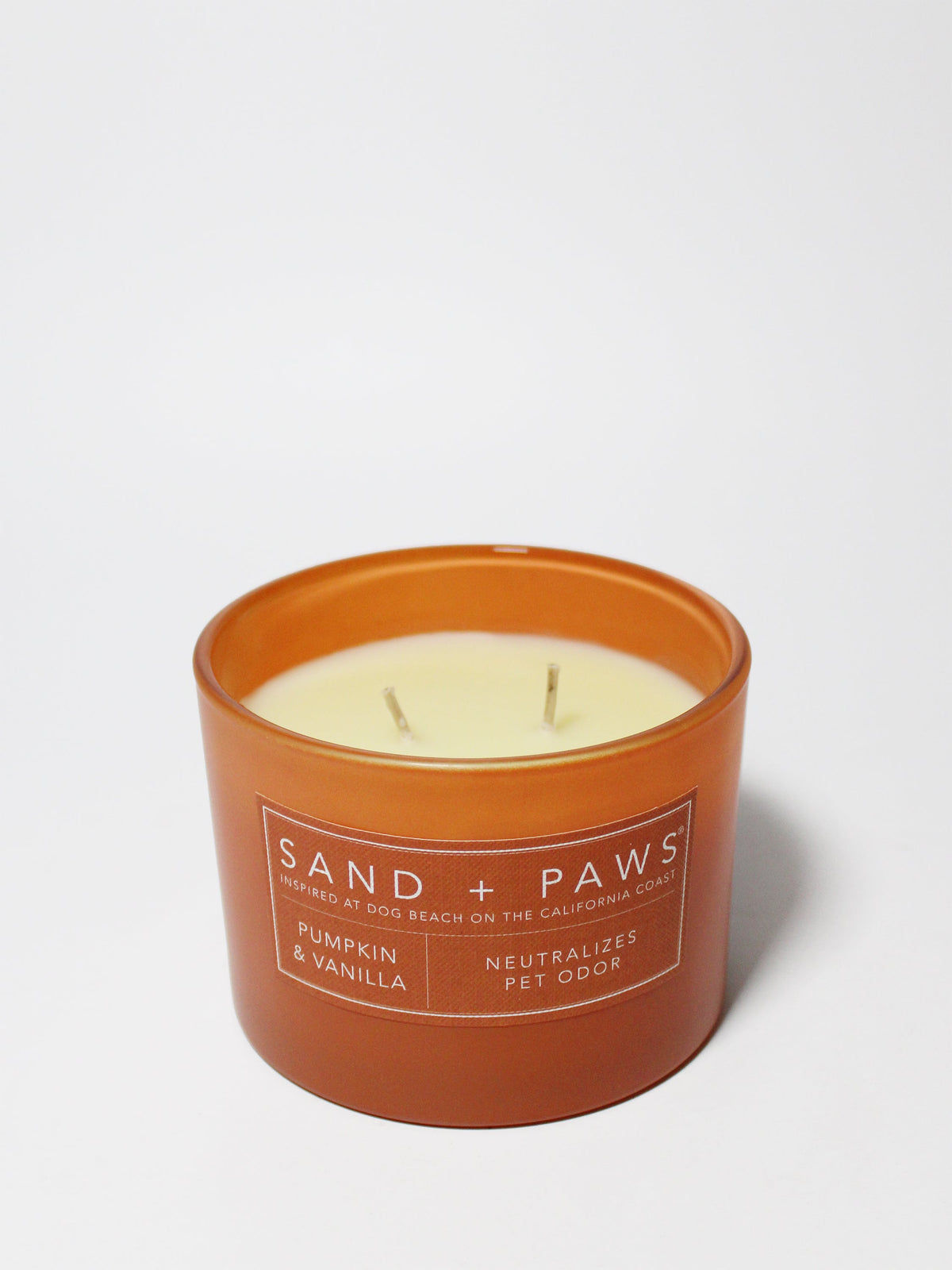 Premium Sand + Paws Pumpkin & Vanilla 12 oz scented candle