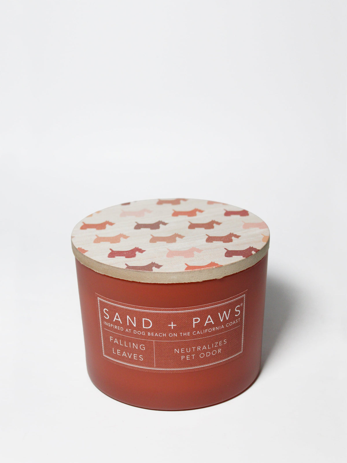 Premium Sand + Paws Falling Leaves 12 oz scented candle
