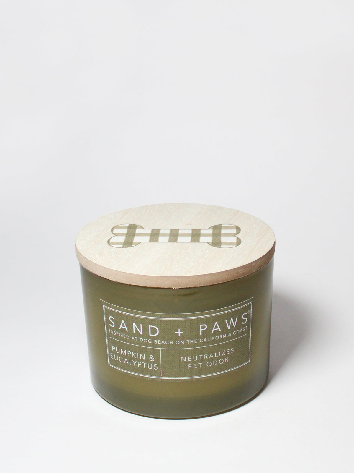 Premium Sand + Paws Pumpkin & Eucalyptus 12 oz scented candle