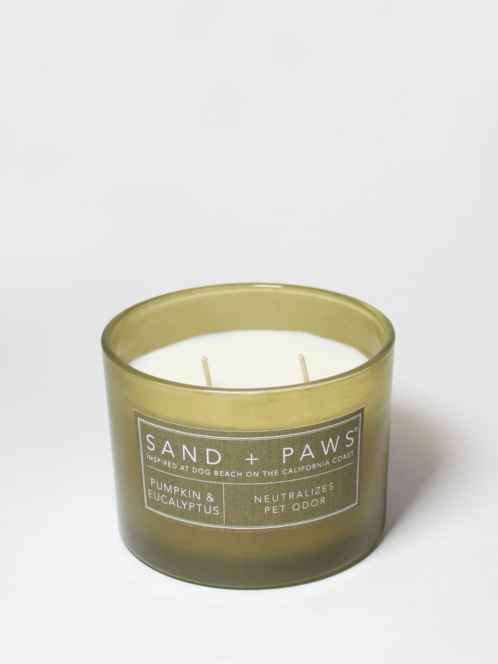 Premium Sand + Paws Pumpkin & Eucalyptus 12 oz scented candle