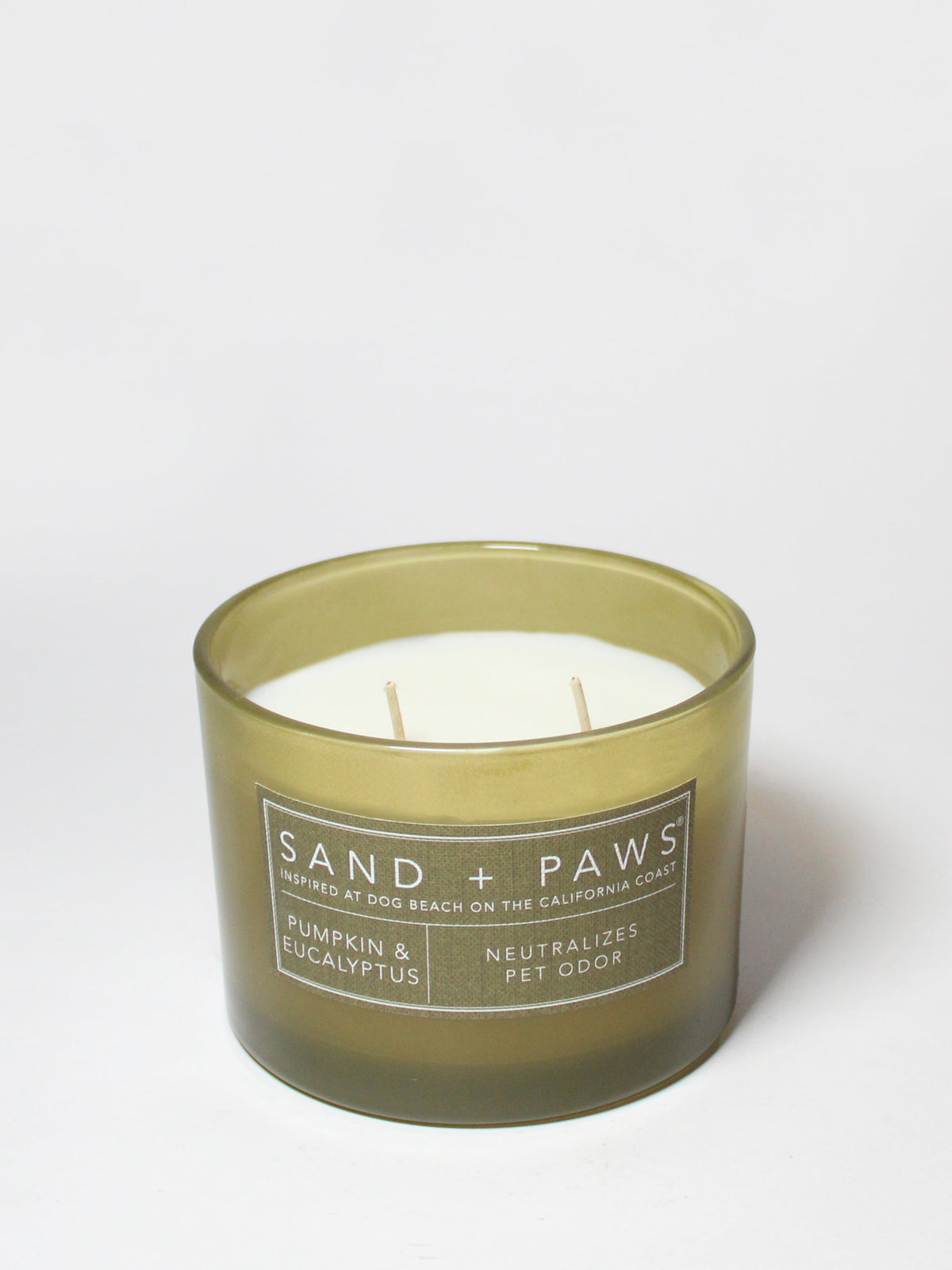 Premium Sand + Paws Pumpkin & Eucalyptus 12 oz scented candle