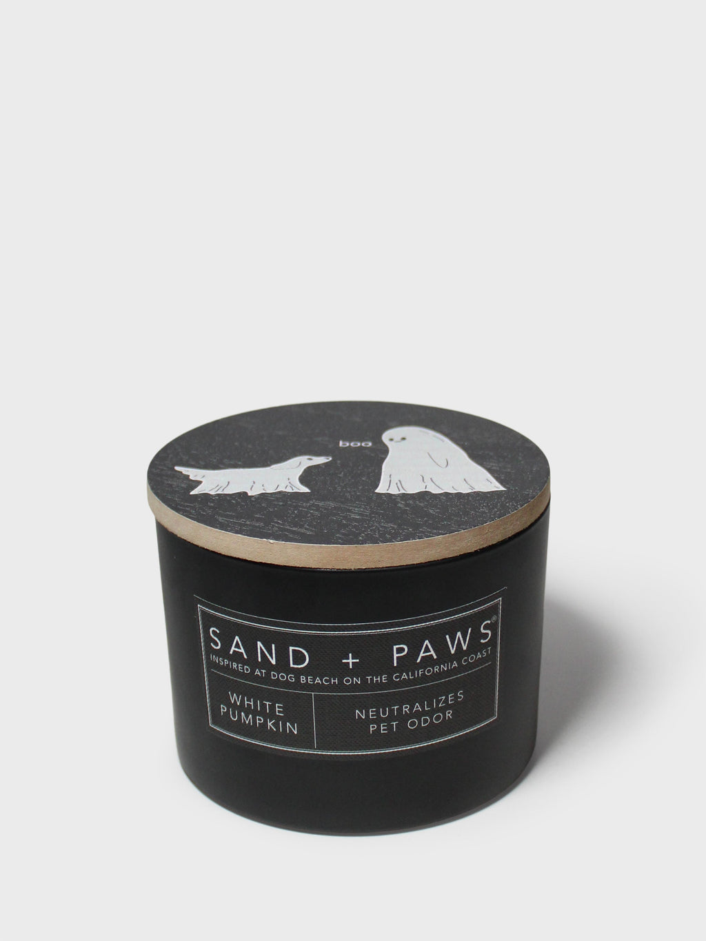 Premium Sand + Paws White Pumpkin 12 oz scented candle