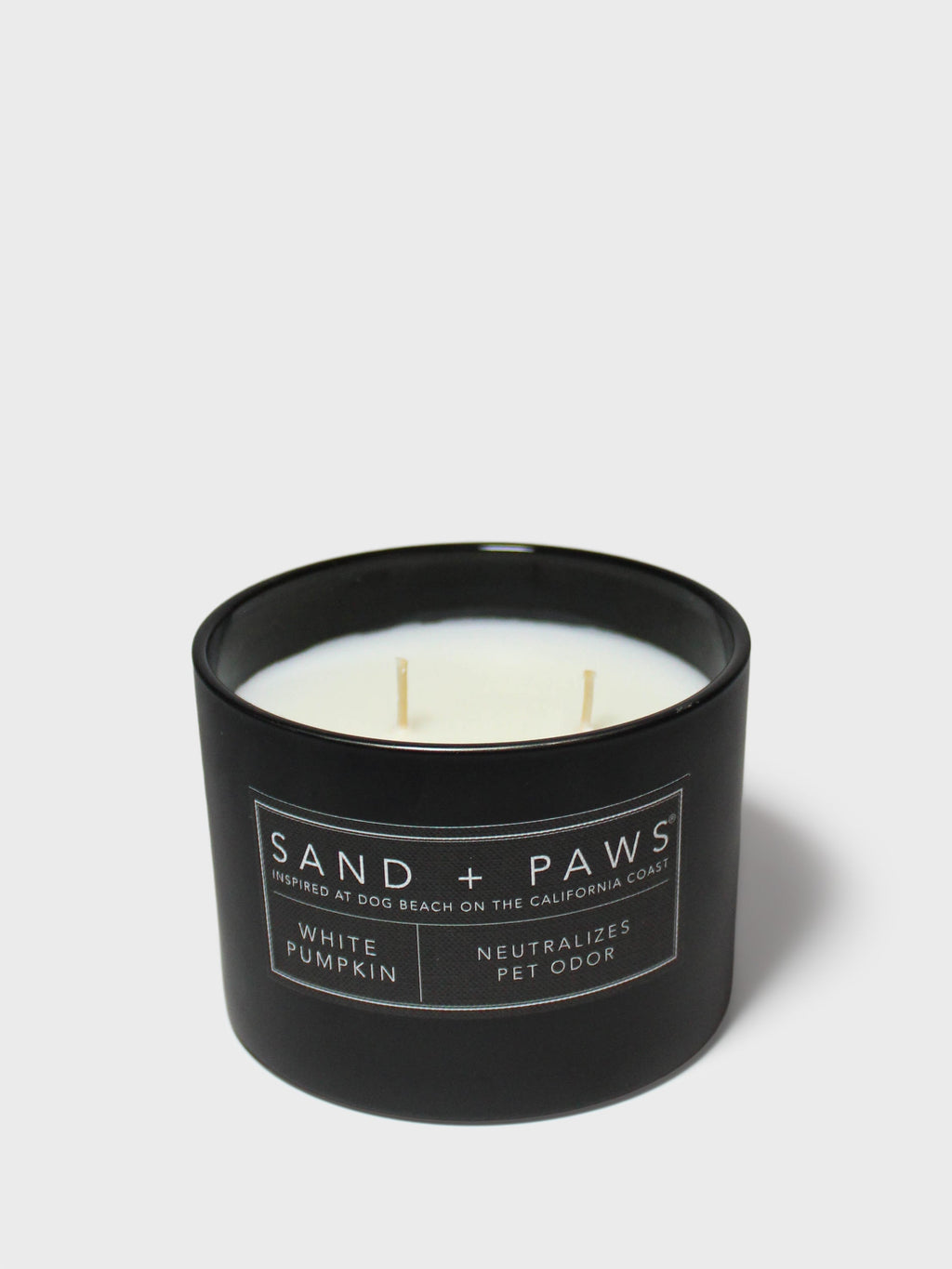 Premium Sand + Paws White Pumpkin 12 oz scented candle
