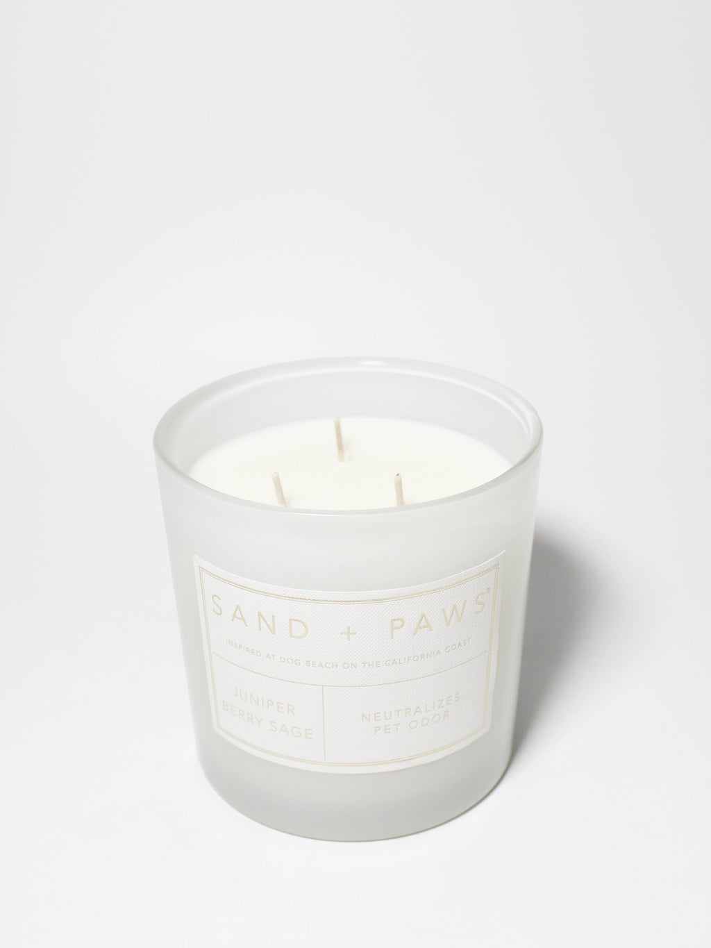 Premium Sand + Paws Juniper Berry Sage 21 oz scented candle