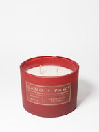 Premium Sand + Paws Winter White 12 oz scented candle