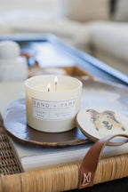 Premium Sand + Paws Desert Rain 12 oz scented candle