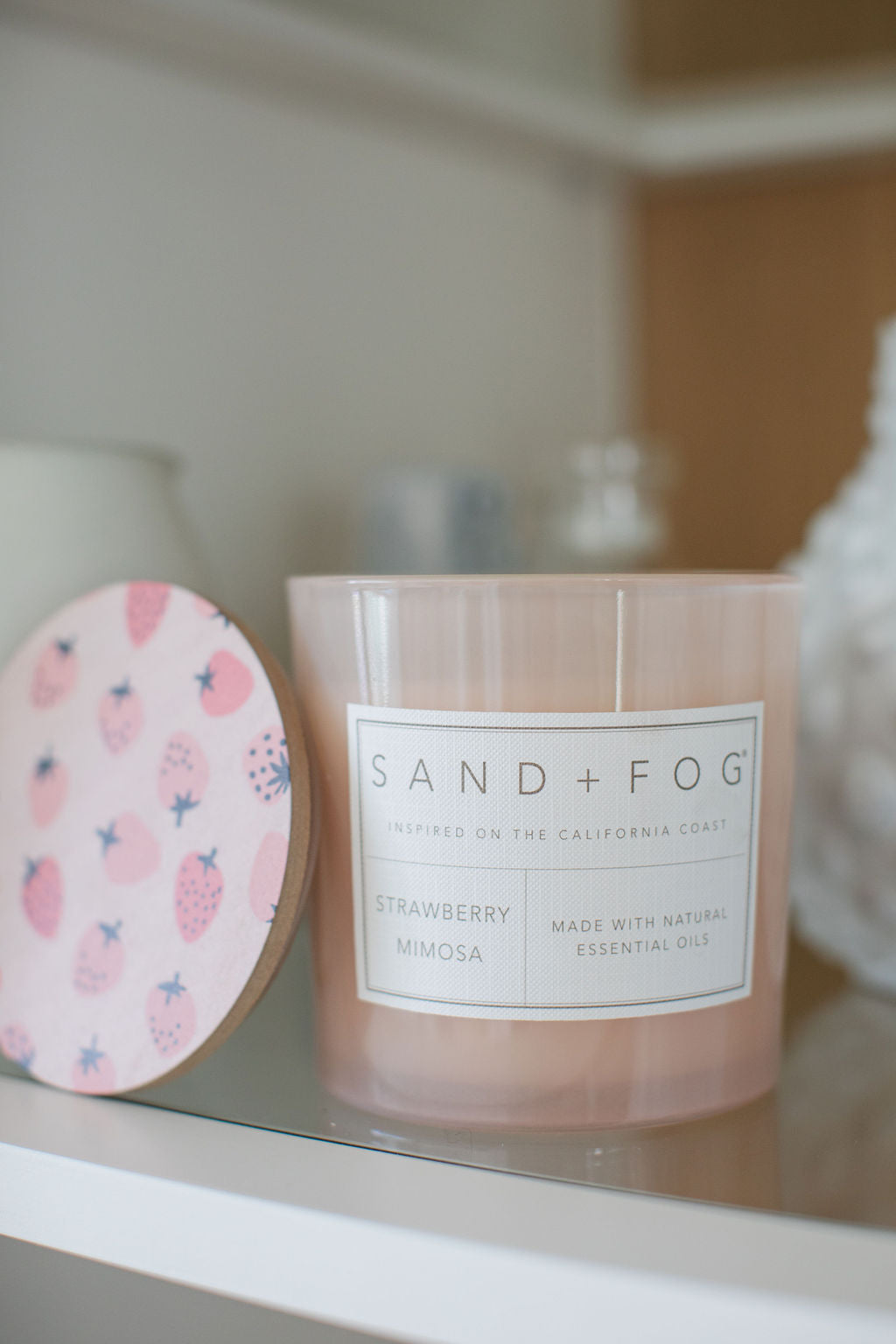 Premium Strawberry Mimosa 21 oz scented candle