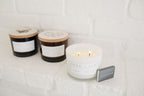 Premium Sand + Paws Gardenia 12 oz scented candle