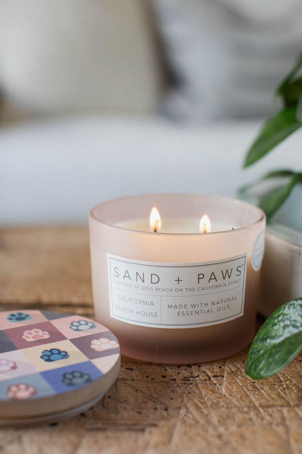 Premium Sand + Paws California Beach House 12 oz scented candle
