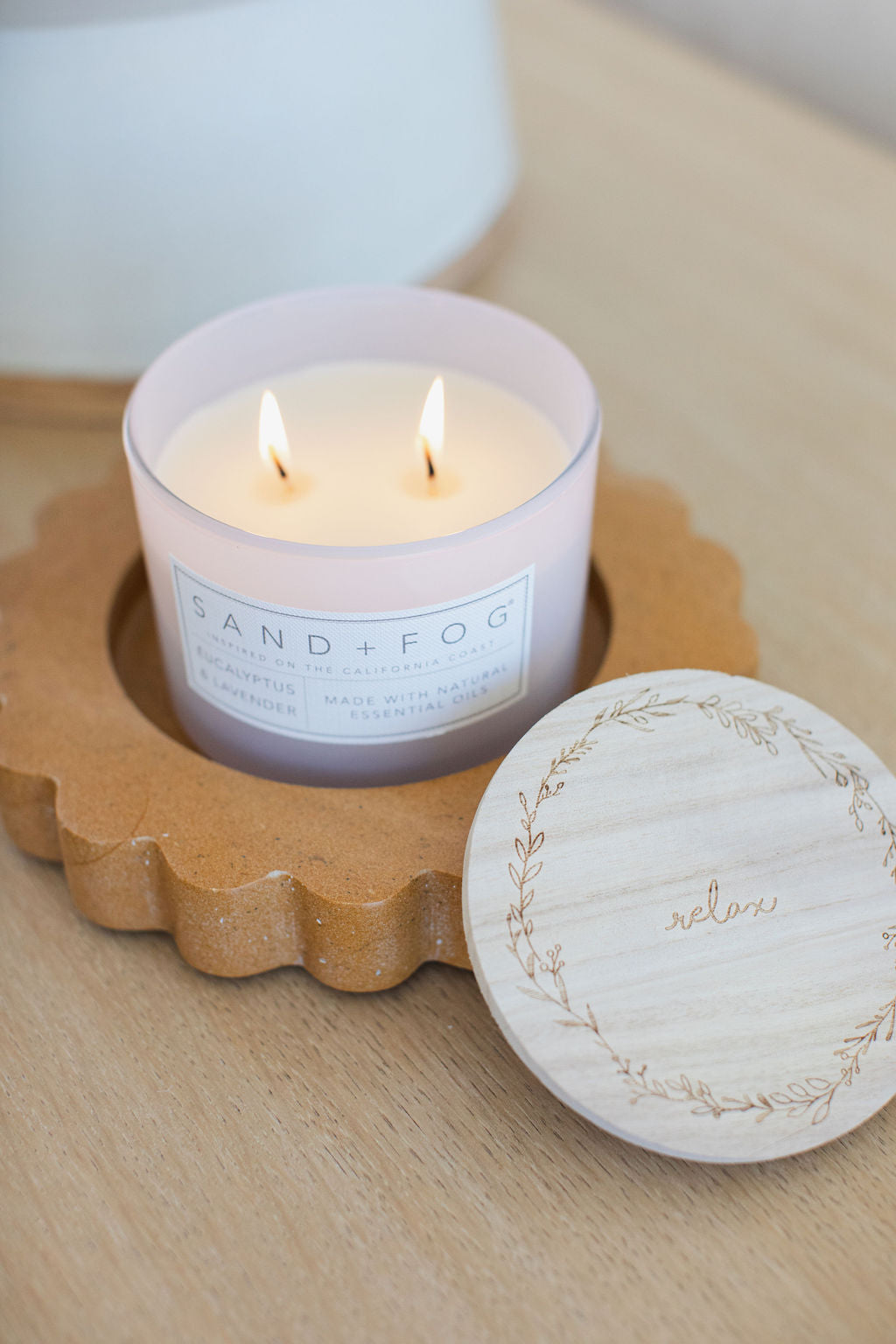 Premium Eucalyptus & Lavender 12 oz scented candle